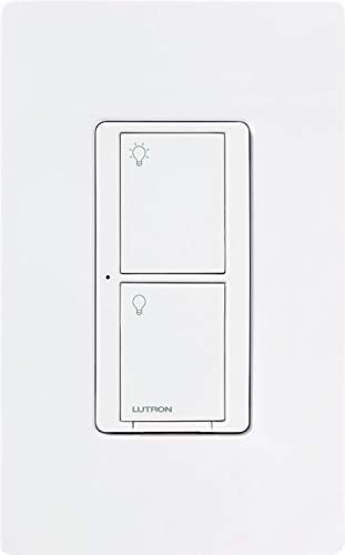 Lutron Caseta Smart Home Switch, עובד עם Alexa, Apple HomeKit, Google Assistant | 6-AMP, עבור מאווררי תקרה, מאווררי